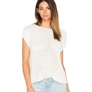 ATM Anthony Thomas Melillo Diagonal Stitch Pullover Top